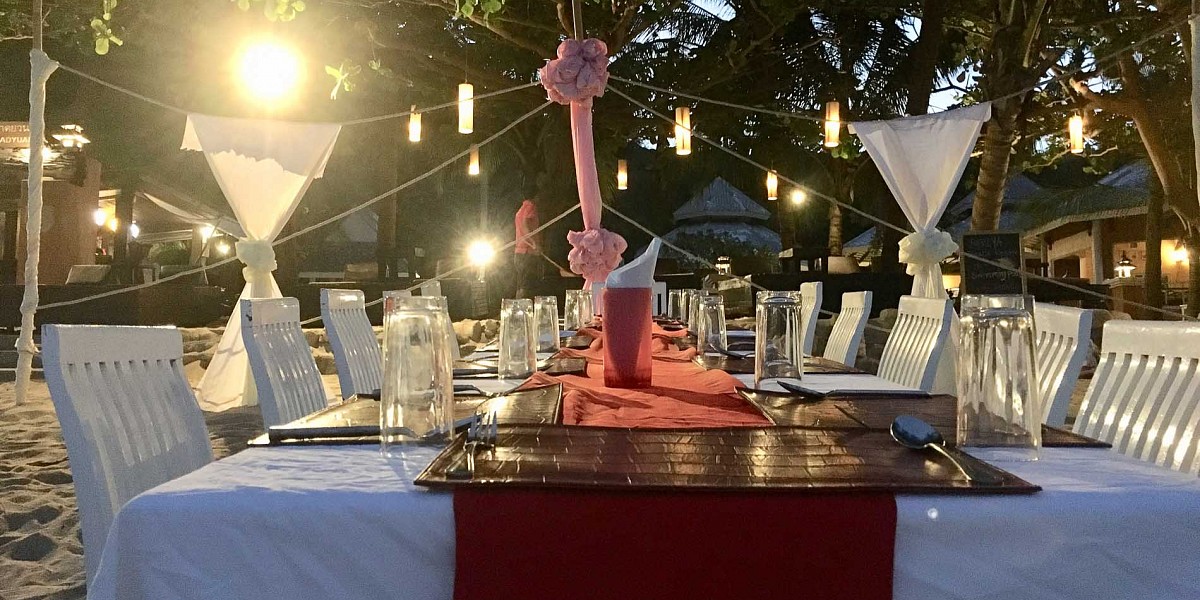Beachfront event space in Koh Phangan