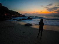 Full Moon Party on Haad Rin Nok Beach