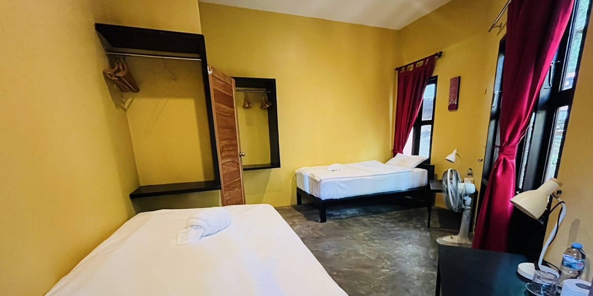 Basic Beach Front Family Room for 5 Persons